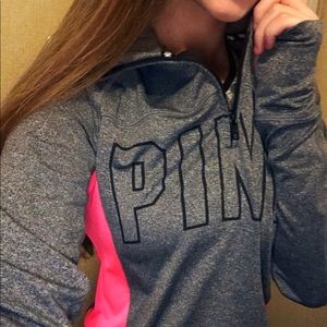 Victoria’s Secret pink quarter zip jacket